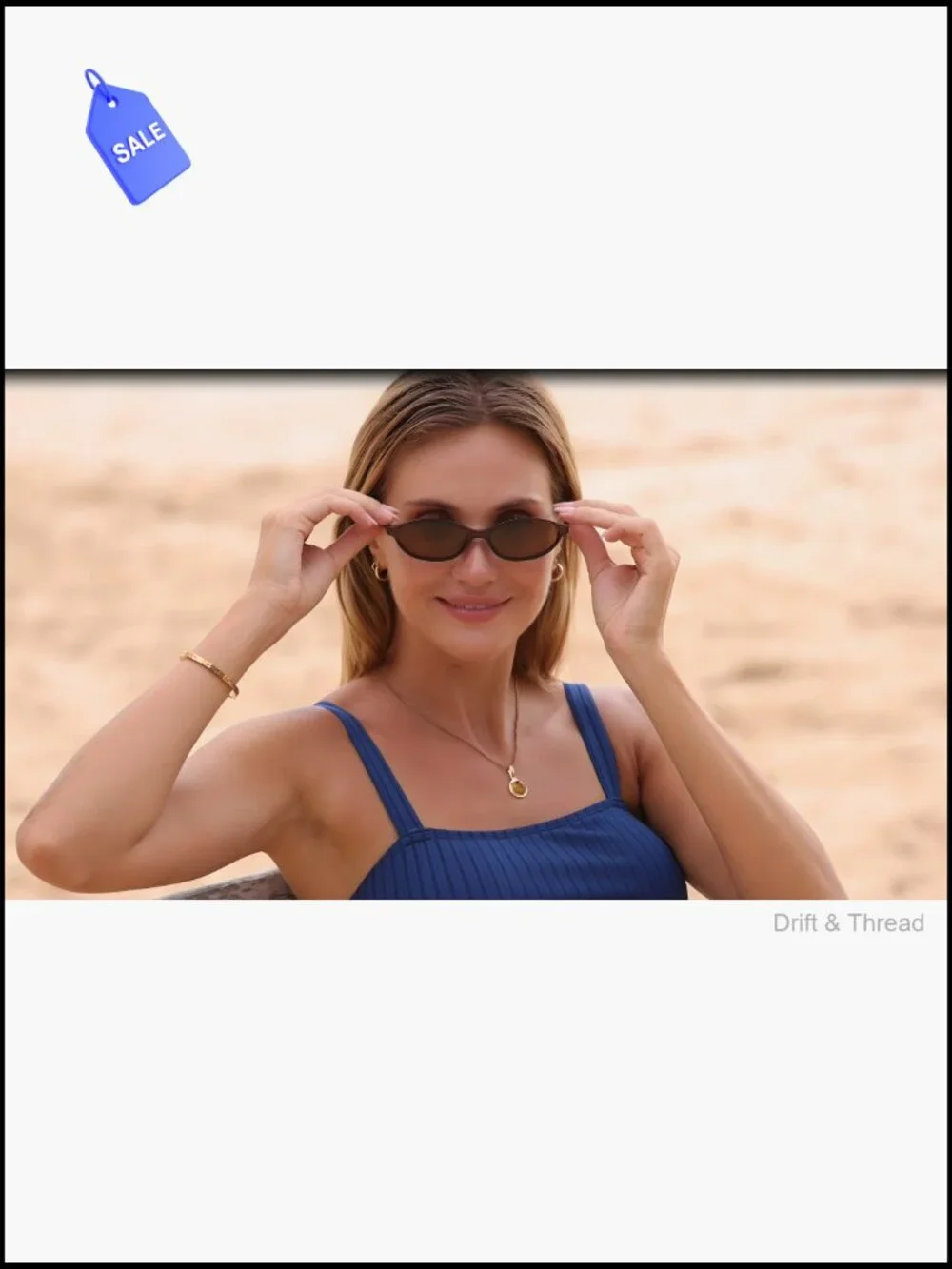 Retro Oval Cat Eye Sunglasses for Women Y2K Trendy Narrow Shades UV Protection